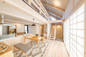 casa TONAMI (カーサ となみ)　木村産業株式会社 伝統美から生まれた家　カーサアマーレ リビングルーム