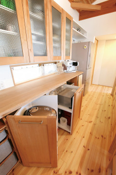 （株）松田工務店 開放的な2階リビングの家 キッチン